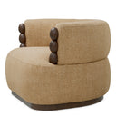 Plush Upholstered Chair Grimaud