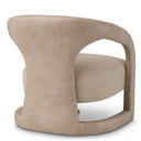 Beige Leather-Look Chair Voletta