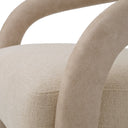 Beige Leather-Look Chair Voletta