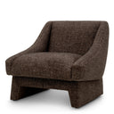 Brown Upholstered Chair Valore