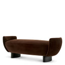 Brown Velvet Bench Stirling
