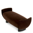 Brown Velvet Bench Stirling