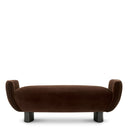 Brown Velvet Bench Stirling