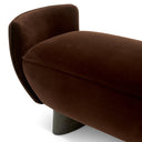 Brown Velvet Bench Stirling