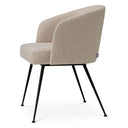 Fabric Upholstered Dining Armchair Aiden