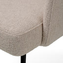 Fabric Upholstered Dining Armchair Aiden