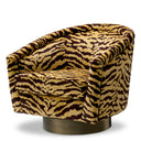 Upholstered Swivel Chair Catene