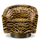 Upholstered Swivel Chair Catene