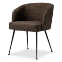 Fabric Upholstered Dining Armchair Aiden