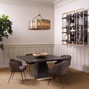 Fabric Upholstered Dining Armchair Aiden