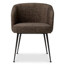 Fabric Upholstered Dining Armchair Aiden