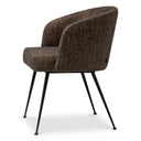 Fabric Upholstered Dining Armchair Aiden