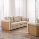 Natural Upholstered Sofa Amadeo