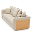 Natural Upholstered Sofa Amadeo