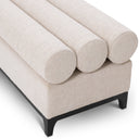Beige Bolster Bench Halbury by Eichholtz, view 4