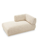 Cream Fabric Chaise Lounge Oberon by Eichholtz, view 5