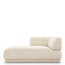 Cream Fabric Chaise Lounge Oberon by Eichholtz, view 4