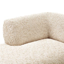 Cream Fabric Chaise Lounge Oberon by Eichholtz, view 7