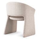 Beige Barrel-Back Dining Chair Cedric by Eichholtz, view 8