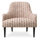 Beige High-Back Lounge Chair Colette by Eichholtz, view 3