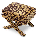 Upholstered Printed Stool Cordoba