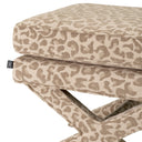 Upholstered Printed Stool Cordoba