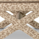 Upholstered Printed Stool Cordoba