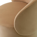 Curved Back Swivel Dining Chair Greer