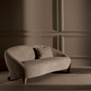 Beige Curved Sofa Avenley by Eichholtz, view 2