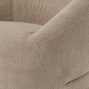 Beige Curved Lounge Chair Avenley by Eichholtz, view 6