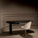 Beige Swivel Dining Chair Dorland by Eichholtz, view 2
