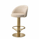 Beige Swivel Counter Stool Dorland by Eichholtz
