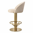 Beige Swivel Counter Stool Dorland by Eichholtz, view 4