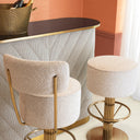 Fabric Swivel Bar Stool Carleton