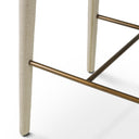 Curved-Back Upholstered Bar Stool Josephine by Eichholtz, view 6