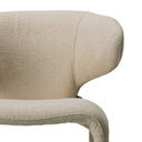 Curved-Back Upholstered Bar Stool Josephine by Eichholtz, view 9
