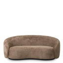 Brown Curved Sofa S Amore by Eichholtz, view 2