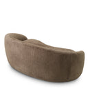 Brown Curved Sofa S Amore by Eichholtz, view 3