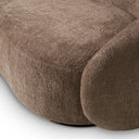 Brown Curved Sofa S Amore by Eichholtz, view 6