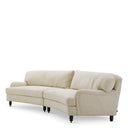 White Fabric Sofa Laurentine by Eichholtz, view 3