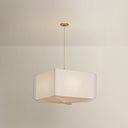 Patina Gold Leaf Louise Pendant 25" by Hudson Valley, view 2