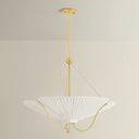 Aged Brass Gerhard Pendant 28" by Hudson Valley, view 8