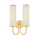 Aged Brass Elaine Wall Sconce 10.25" by Hudson Valley