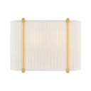 Aged Brass Cornell Wall Sconce 12" by Hudson Valley