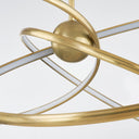 Vintage Brass Alula Chandelier 60" by Corbett Lighting