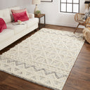 Anica 8007F Blue/Ivory