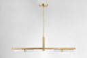 Vintage Brass Annecy Linear 6.25" by Corbett Lighting, view 4