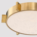 Vintage Brass Ansonia Flush Mount 14" by Corbett Lighting