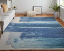 Anya 8921F Blue/Ivory