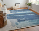 Anya 8921F Blue/Ivory